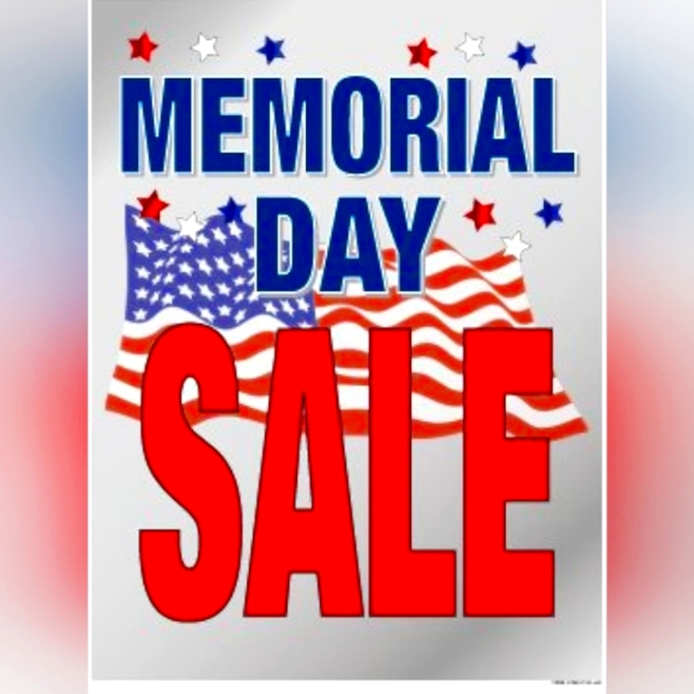 Any ITEM MARKED With A FLAG 50%OFF